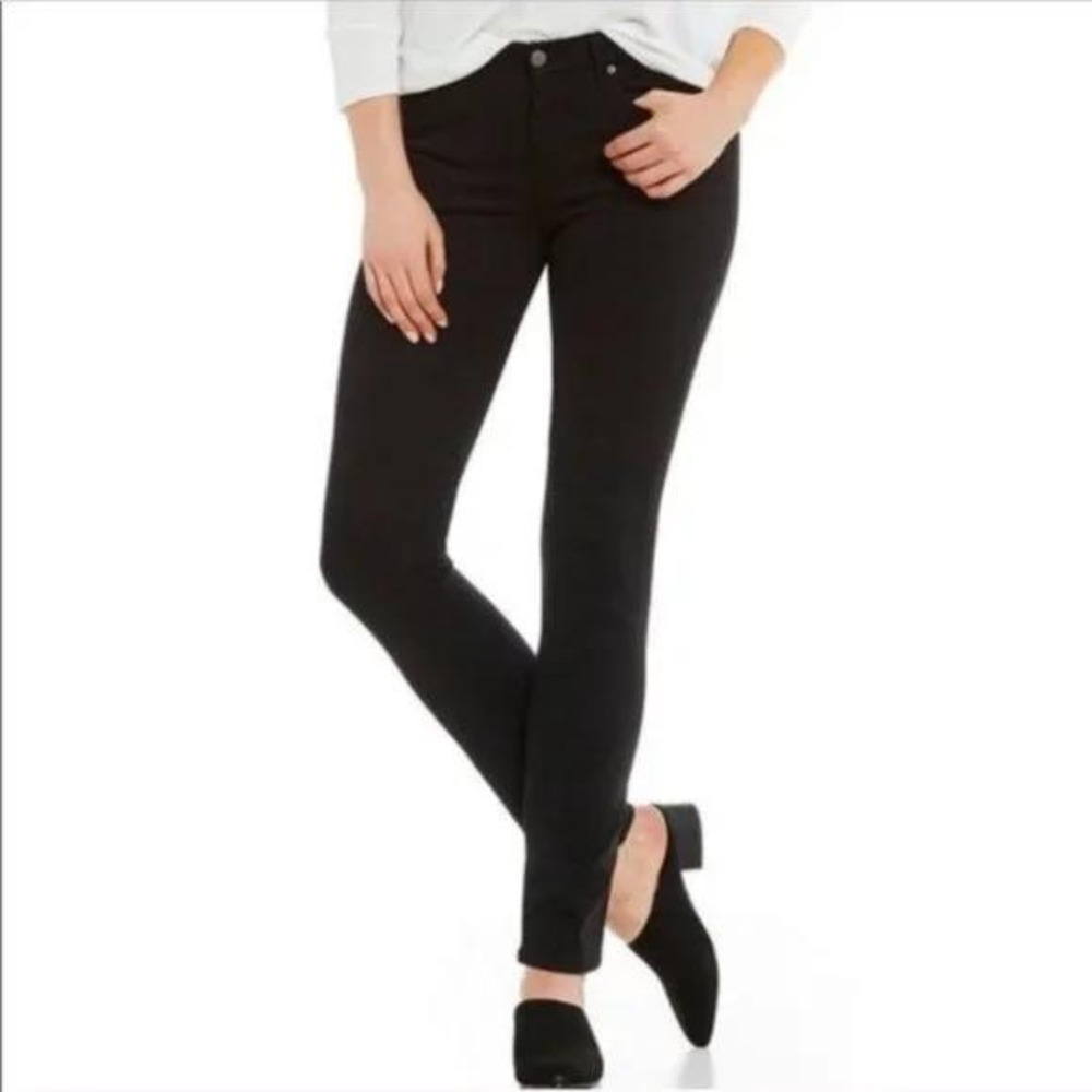 Eileen Fisher Black Jean legging Cotton Blend Size 2 New With Tags
